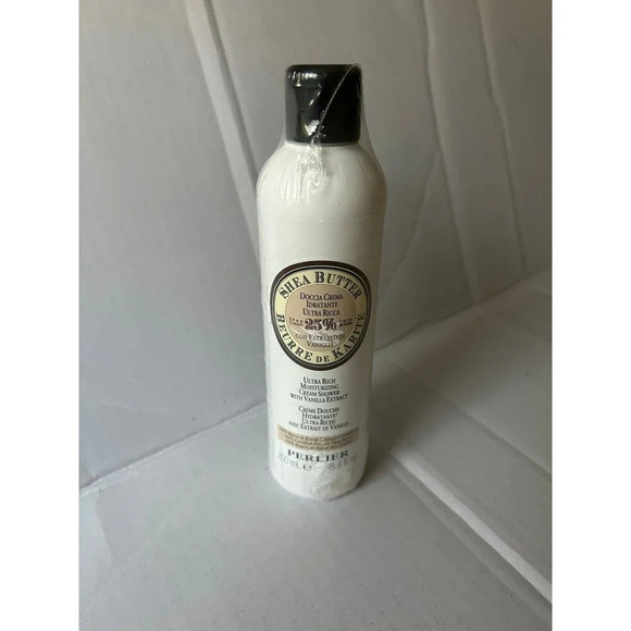 Perlier Shea Butter Ultra Rich Moisturizing Cream Shower With Vanilla Extract - Picture 1 of 2